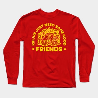 Kaijus just need friends IV Long Sleeve T-Shirt